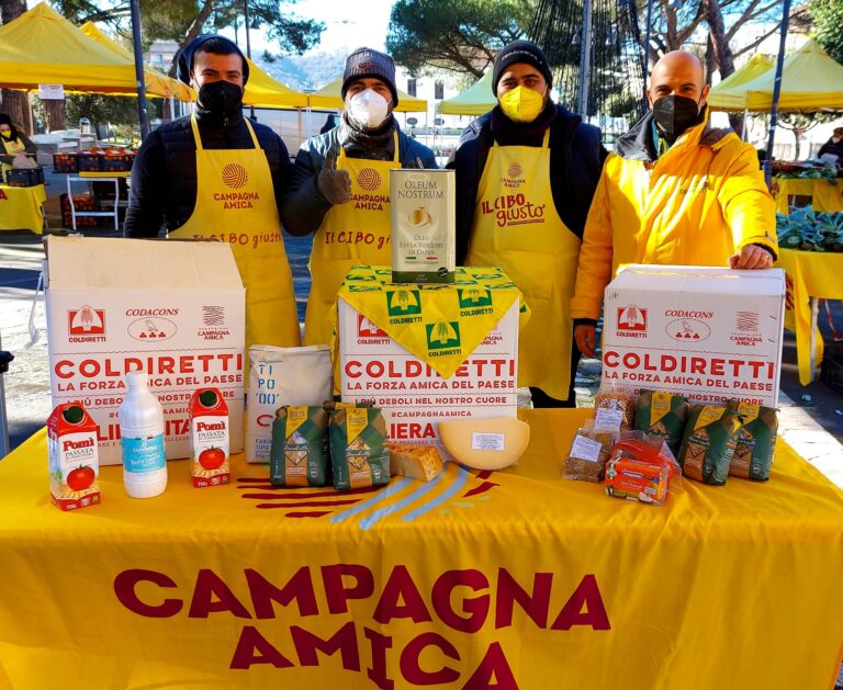 Coldiretti Sardegna: 10.000 kg di cibo made in Italy ai nuovi poveri