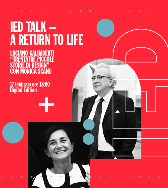 IED Talk, Luciano Galimberti: la presentazione de ’33 piccole storie di design” si terrà il 17 Febbraio
