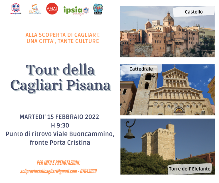 Tour della Cagliari pisana: socializzazione e integrazione tra generazioni e culture diverse