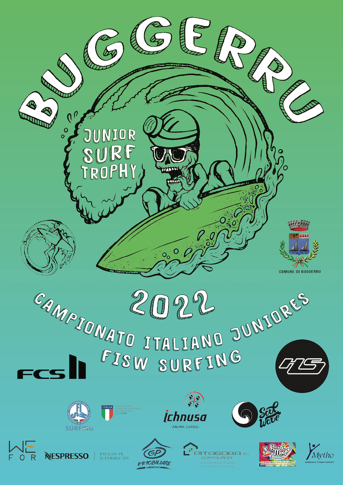 Il campionato italiano juniores 2022 di surf riparte da Buggerru – La Sardegna ospiterà ancora i piccoli assi delle onde con la gara Buggerru Surf Trophy