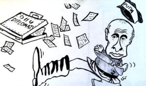Ucraina condanna Onu- Vignetta di Salvatore Battaglia