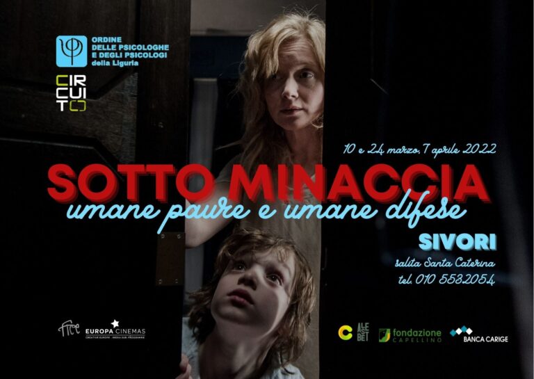 Ordine Psicologi e Circuito Cinema Genova – tre film per capire le paure