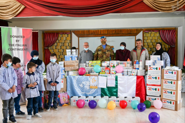 Libano: Caschi Blu aiutano scuola di Ayta Ash Sha’b