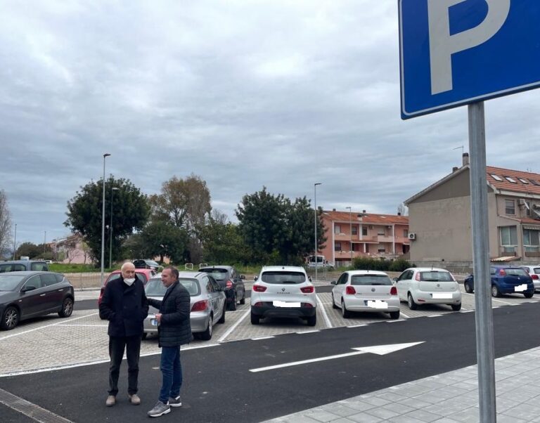 Oristano: pronti 30 nuovi parcheggi in via Campania