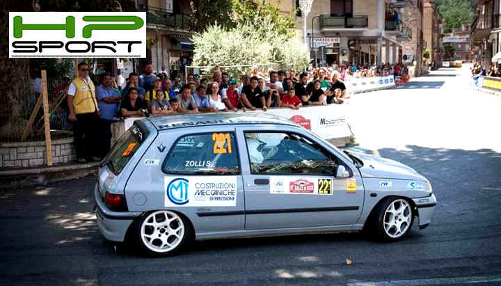 HP Sport al rally Costa del Gargano con Stefano Zolli e Jacopo Moro (Clio N3)