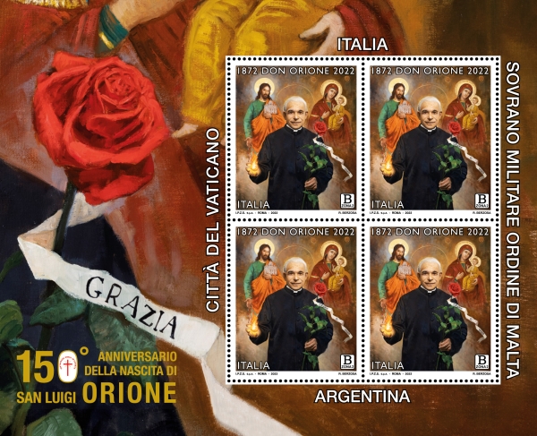 Nascita di don Orione: quattro francobolli commemorativi emessi da Poste Italiane