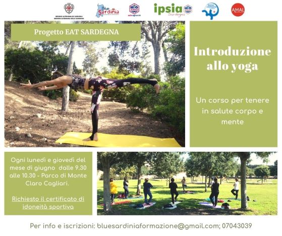 Corso di yoga al Parco di Monte Claro