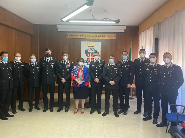 Visita del Prefetto di Sassari al Comando Carabinieri