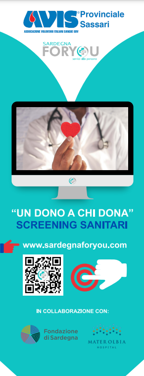 Avis, “Un dono a chi dona”: screening di prevenzione ai donatori
