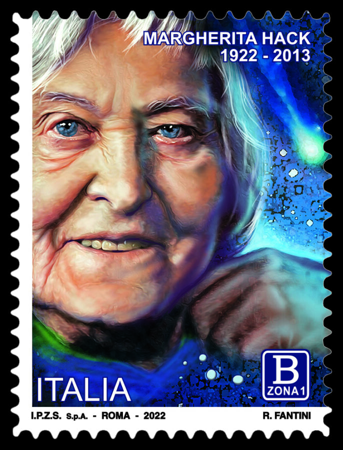 Margherita Hack: francobollo commemorativo