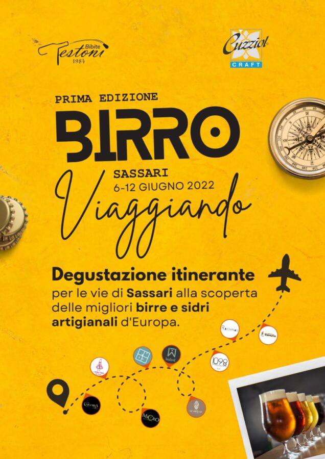 Birro Viaggiando: nel centro di Sassari al via la prima edizione dell’evento