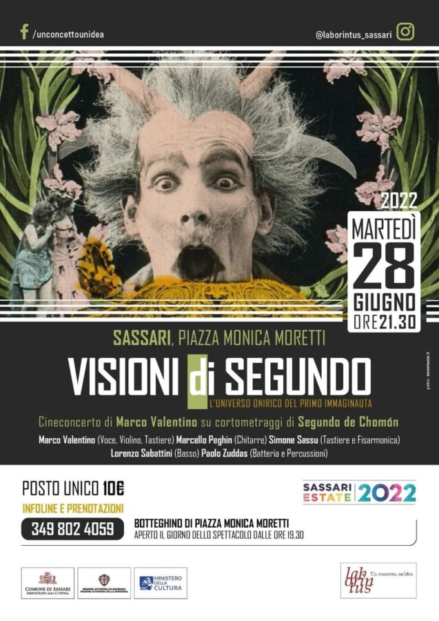 Associazione Musicale Laborintus, Visioni di Segundo (cine concerto) in piazza a Sassari