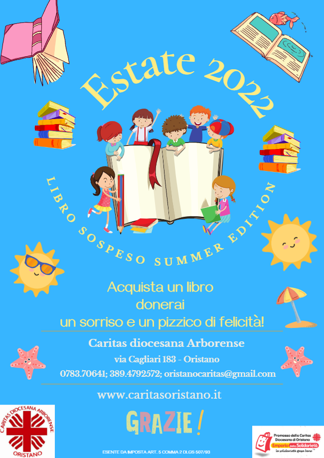 Caritas Diocesana – Libro sospeso. Summer edition 2022
