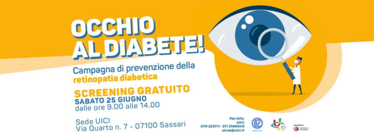 “Occhio al diabete!”: la campagna regionale di prevenzione della retinopatia