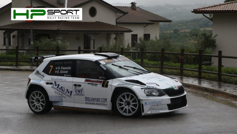 HP Sport al Rally Terra di Argil con l’equipaggio Girardi-Esposito