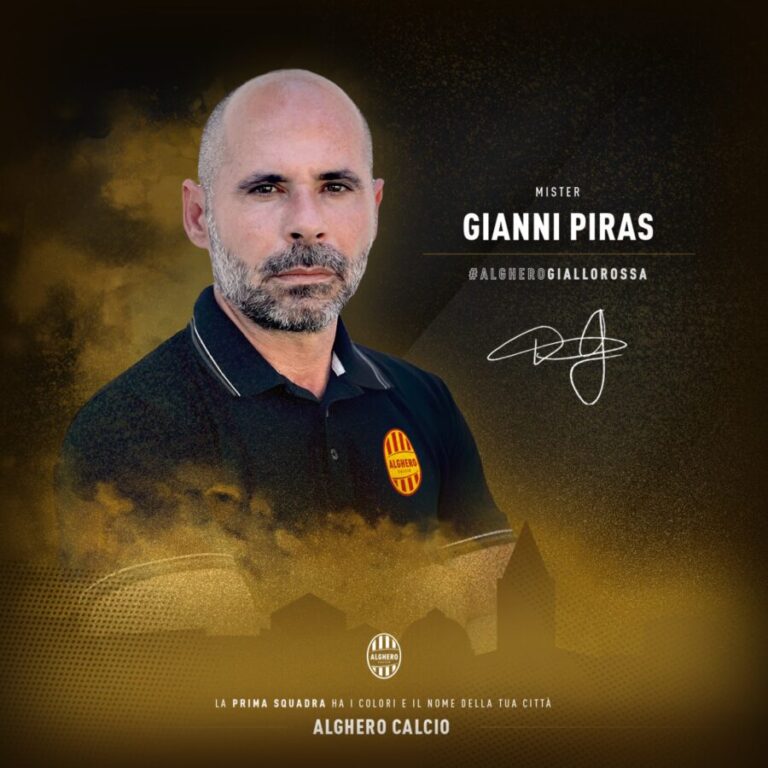 Gianni Piras è il nuovo mister dell’Alghero Calcio per la stagione 22-23