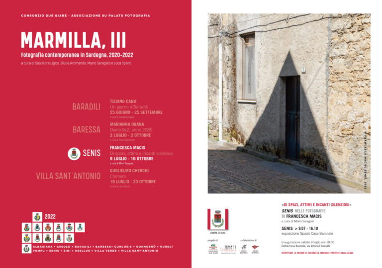 Stasera a Senis, per Fotografia contemporanea in Marmilla, verrà inaugurata la mostra di Francesca Macis