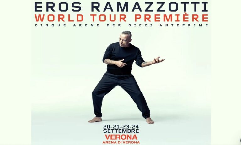 Eros Ramazzotti all’Arena di Verona