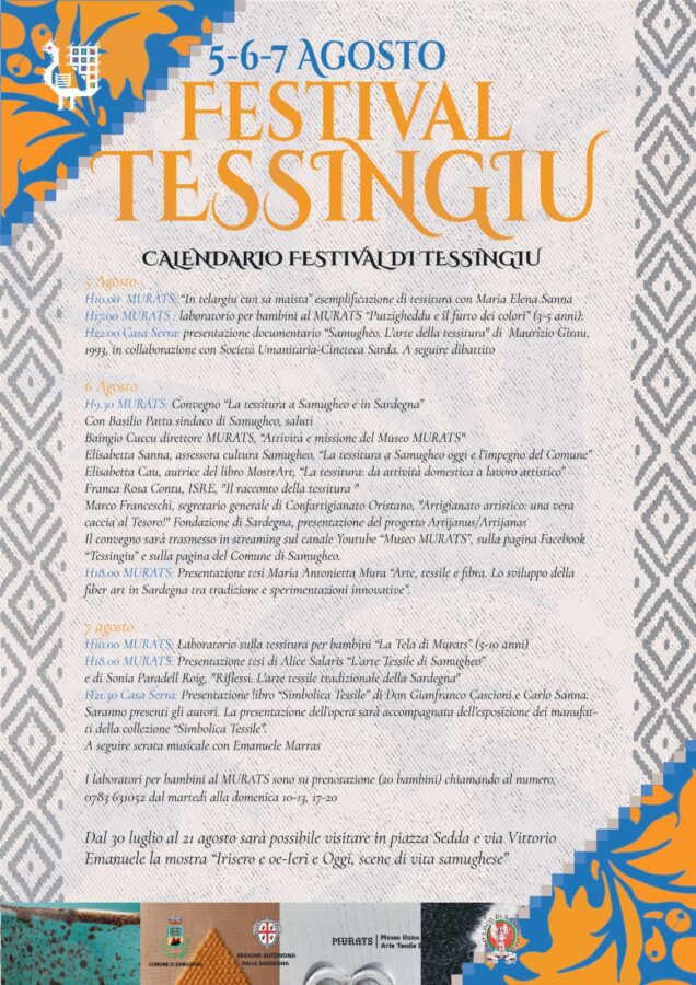 Festival di Tessingiu a Samugheo il 5, 6, 7 agosto