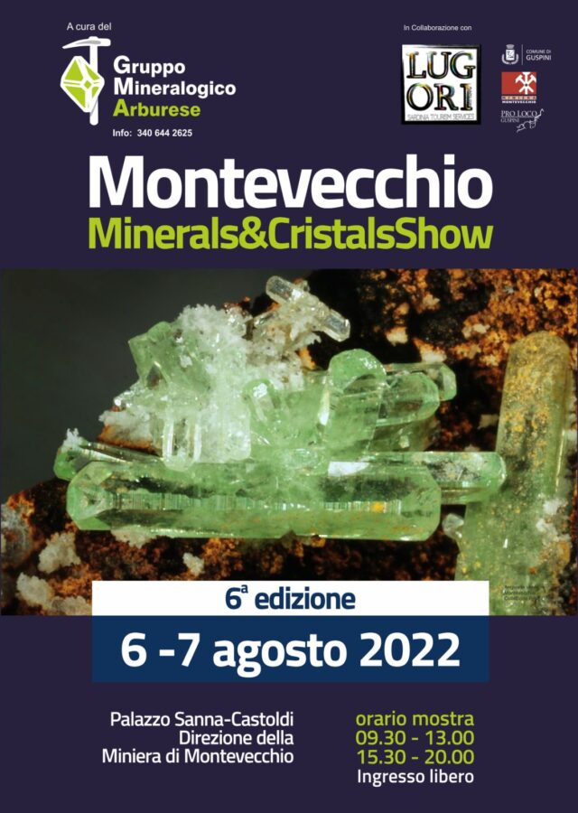 Spettacoli e escursioni al “Montevecchio Minerals & Cristals Show”