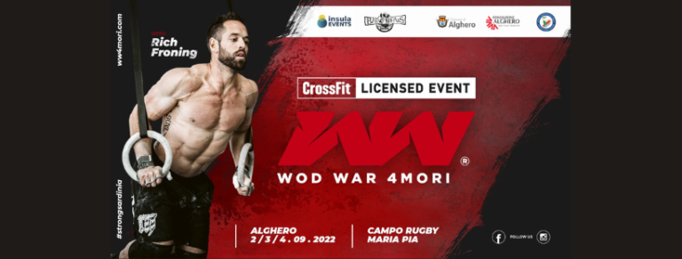 Wod War 4 Mori: i più grandi atleti del CrossFit mondiale ad Alghero dal 2 al 4 settembre