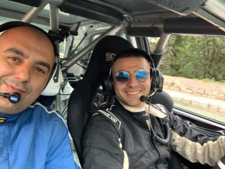 Enrico Piu del Team Arrangiati Motorsport punta il Rally Terra Sarda