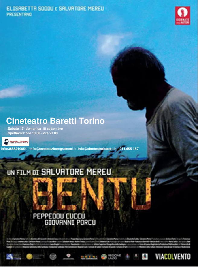 Parte da Torino il tour italiano di Bentu, l’ultimo film di Mereu