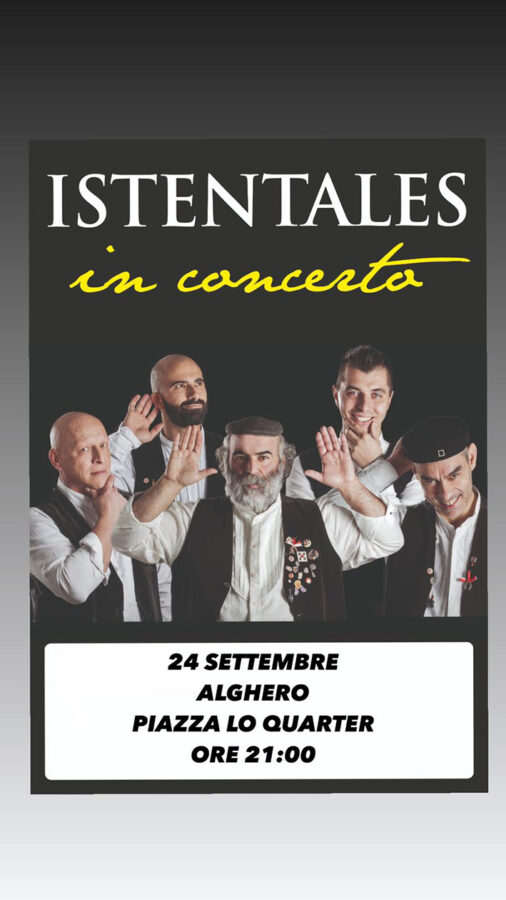 Concerto degli Istentales: Alghero, 24 settembre 