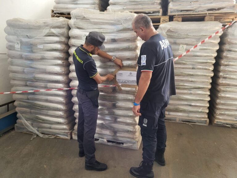 Cagliari: sequestrati 72.000 kg di pellets 