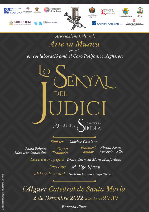 Il 2 dicembre Lo Senyal del Judici, l'Alguer i el Cant de la Sibil·la nel Duomo di Alghero