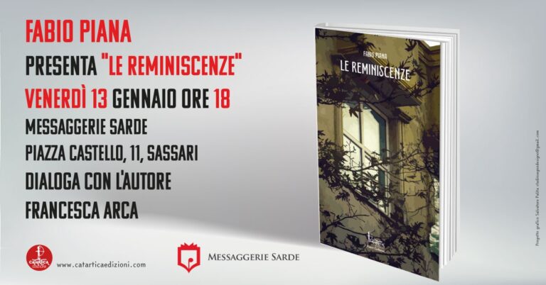 “Le reminiscenze” – Presentazione del nuovo libro di Fabio Piana