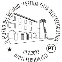 Poste Italiane: Fertilia, disponibile l’annullo dedicato a “Il giorno del ricordo – Fertilia città dell’accoglienza”