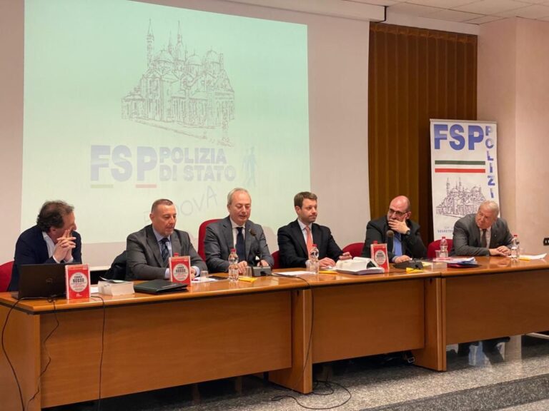 Ostellari al convegno Fsp Polizia a Padova, sicurezza e giustizia nostro primo impegno