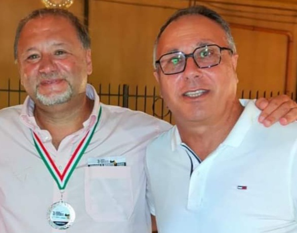 Il prof Francesco Pira e il Presidente FIGC Agrigento Prof Angelo Caramanno
