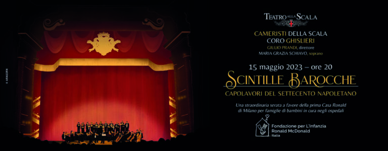 Fondazione per l’Infanzia Ronald McDonald Italia ETS al Teatro alla Scala per un concerto dedicato al Settecento Napoletano 