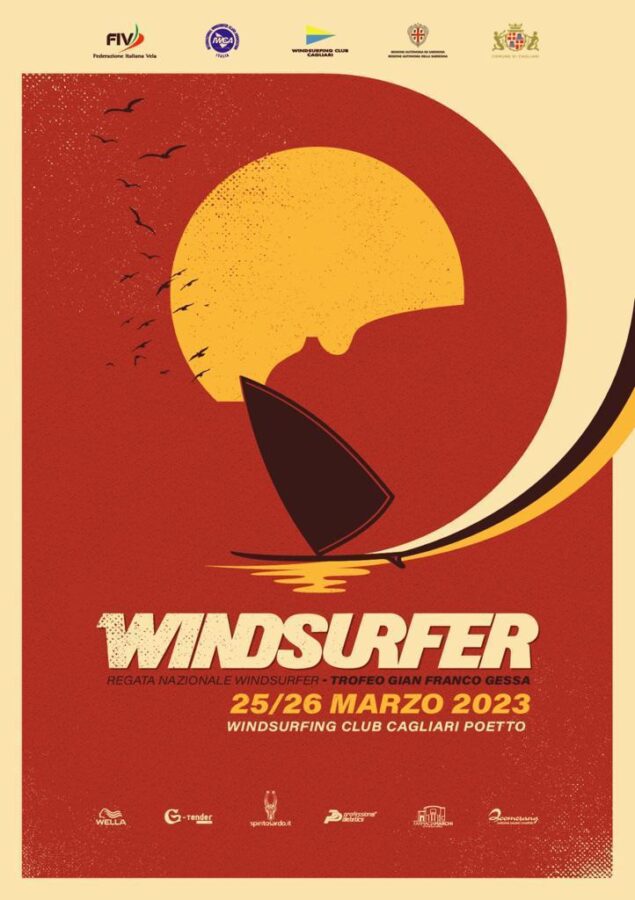 Nel fine settimana al Windsurfing Club Cagliari la regata nazionale Windsurfer, Trofeo Gian Franco Gessa
