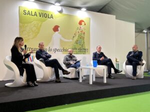 Da sinistra Angela Guiso, Dino Manca, Alessandro Marongiu, Duilio Caocci e Piero Mura