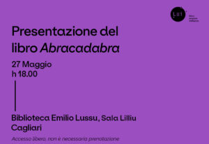 Presentazione del libro “Abracadabra” di Cristina Muntoni e Alberto Priori