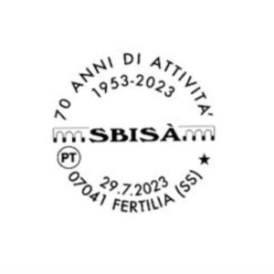 Poste Italiane: disponibile l’annullo filatelico dedicato ai 70 anni di attività di Sbisà