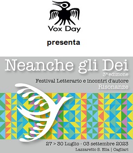 Cagliari, oggi quarta e ultima serata del festival letterario Neanche Gli Dei