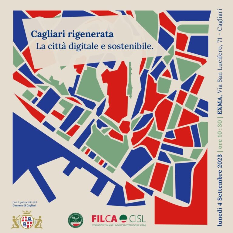 Rigenerazione urbana, lunedì 4 settembre evento della FILCA-CISL a Cagliari 