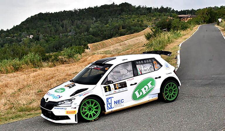 HP Sport e Andrea Carella secondi assoluti (Skoda Fabia Evo) al Rally Valle Oltrepò 