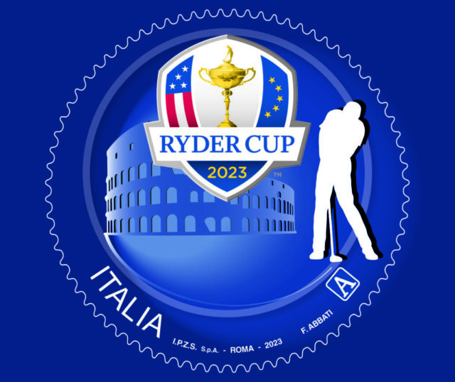 Emesso oggi un francobollo ordinario appartenente alla serie tematica “lo Sport”, dedicato alla Ryder Cup