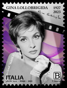 Emissione francobollo dedicato a Gina Lollobrigida