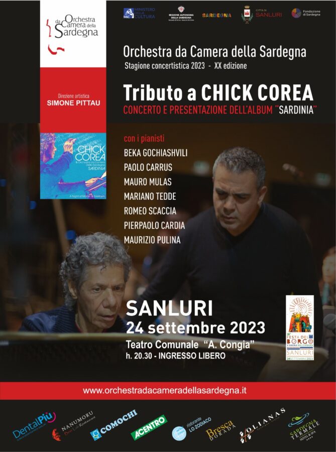 Tributo a Chick Corea e lancio dell’album “Sardinia”